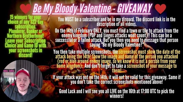Be My Bloody Valentine - GIVEAWAY / Vikings: War of Clans смотреть онлайн
