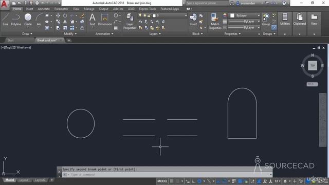 MODIFYING DRAWINGS WITH AUTOCAD 2018 (PART 9 0F 11) смотреть онлайн