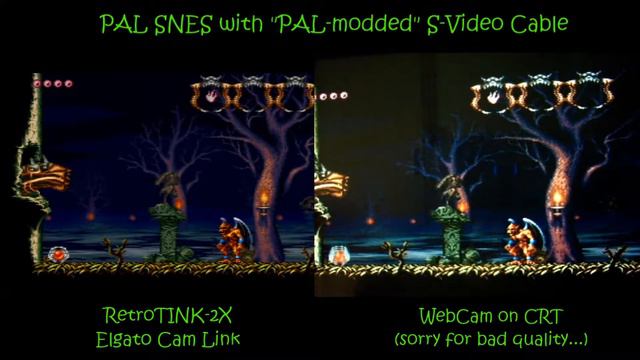 SNES & N64 S-Video cable comparison PAL-cable vs. NTSC-cable on RetroTINK-2X and CRT смотреть онлайн
