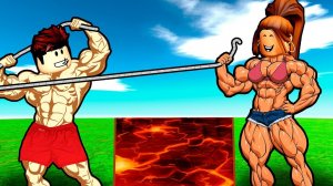 ЭВОЛЮЦИЯ КАЧКОВ В ПЕРЕТЯГИВАНИЕ КАНАТА В  СИМУЛЯТОРЕ Tug Of War Simulator РОБЛОКС !