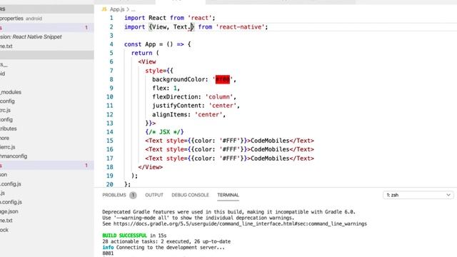 ReactNative 2020 Ep2 UI JSX смотреть онлайн