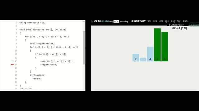 Bubble Sort Algorithm | Concept, Pseudocode, Visualisation, Space & Time-Complexity | Algorithms 10 смотреть онлайн
