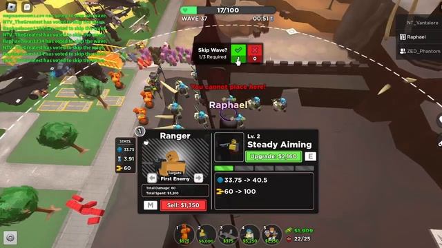 TDS Hardcore Trio Miners Strat P1 POV 3.0 | Roblox Tower Defense Simulator смотреть онлайн