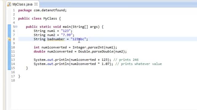 #1. Java : Converting Strings to Numbers смотреть онлайн