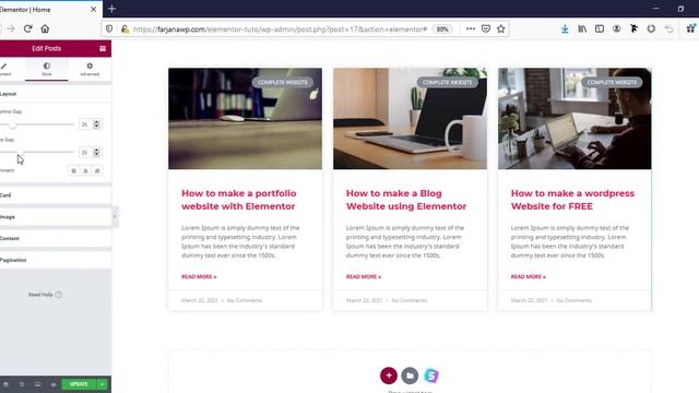 02: All about elementor blog posts widget | Elementor pro series tutorial смотреть онлайн