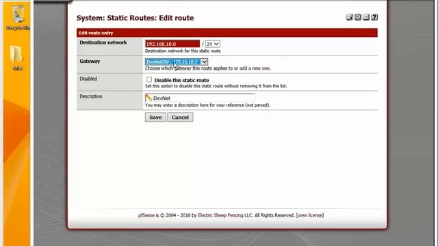 pfSense - defining an internal Static Route смотреть онлайн