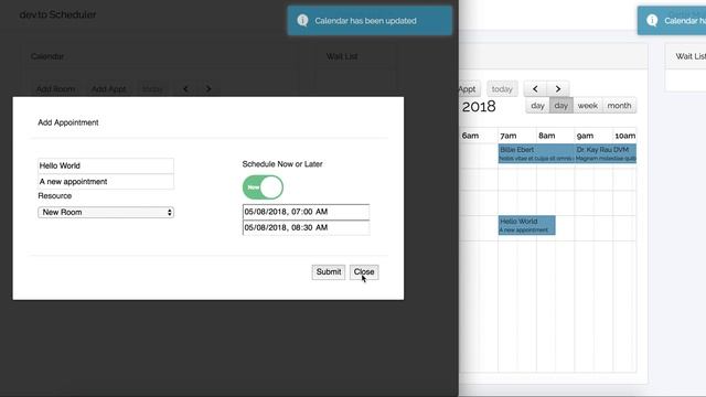 Scheduler Demo смотреть онлайн