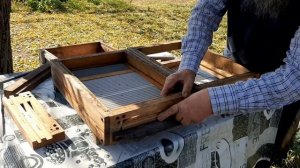 Метод Стоянова. Дно для сбора пыльцы и наблюдения за состоянием семьи в зимний период.