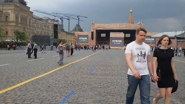 Вставайте люди русские, Красная площадь, Репетиция хора смотреть онлайн