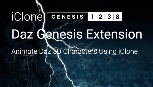 Daz Studio export Iclone daz genesis extension