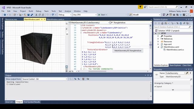 WPF Viewport 3D - Creating simple 3D geometry Pt. 1 смотреть онлайн