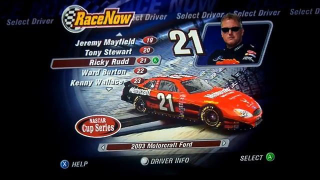 NASCAR Thunder 2004 ALL Default Winston Cup Drivers And Schemes (XBOX) смотреть онлайн