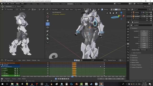 Blender 2.8 (Walk Tutorial) Flip/Mirror Animations In 20 Seconds! смотреть онлайн