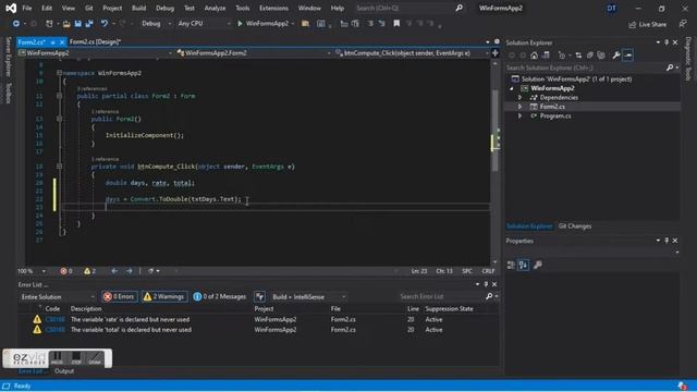 C# - Adding Comma and Decimal Point (Currency Formatting) смотреть онлайн