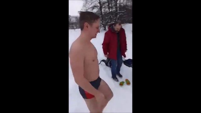Здоровый образ жизни! Моржевание! смотреть онлайн
