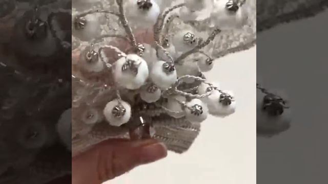 Королева брошей - букет ландышей в стиле DIOR смотреть онлайн