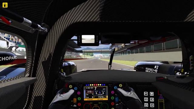 Porsche 919 Hybrid 2016 #2 @ Mugello - Assetto Corsa - Cockpit view смотреть онлайн