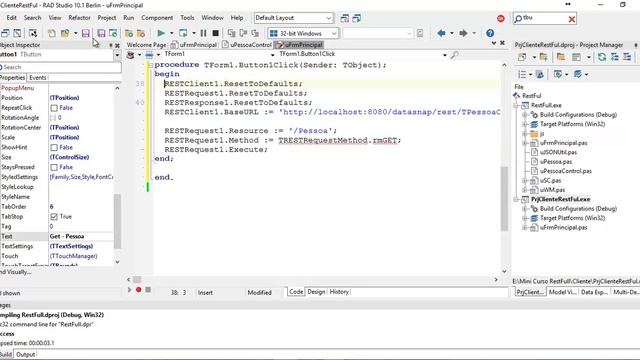 Criando um Servidor Rest/Json no Delphi II - Parte 4 смотреть онлайн