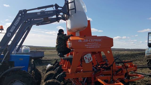 Татарстан загрузка сеялки ВС из биг бэга. смотреть онлайн