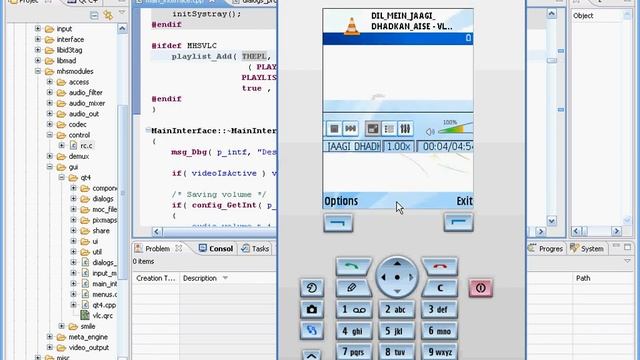 VLC for Symbian Qt main UI смотреть онлайн