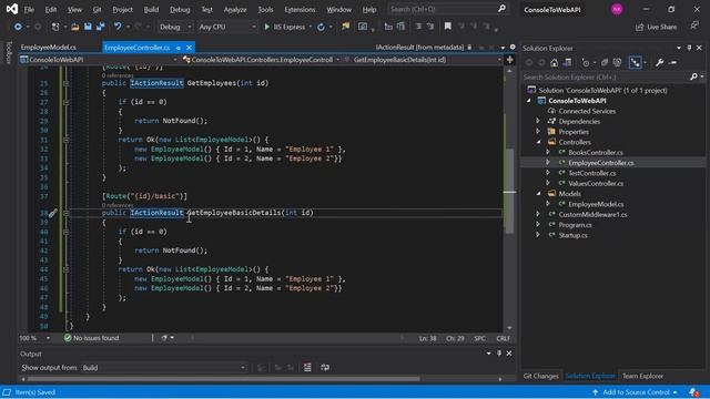 ActionResult with Type | ASP.NET Core 5.0 Web API Tutorial смотреть онлайн