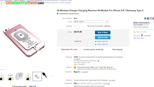 Беспроводная зарядка iPhone Turn any Phone into Wireless Charging Phone // файзов Баракат // смотреть онлайн