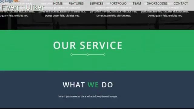 One Page Web Site , one page bootstrap Landing Website смотреть онлайн