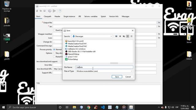 ¿Cómo hacer ejecutable en java? de jar a exe смотреть онлайн