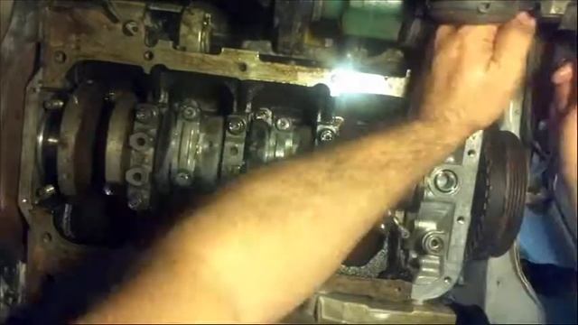 FS-DE Engine bearings replacement (timelapse) . смотреть онлайн