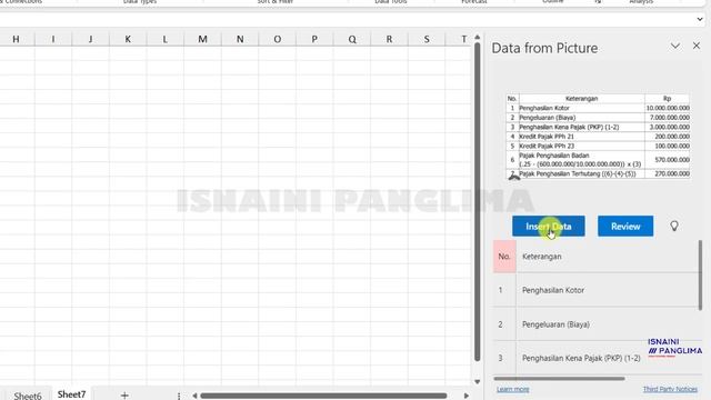 Convert Image to Excel | Cara Import Data dari Gambar JPG/JPEG/Sreenshot ke Excel смотреть онлайн