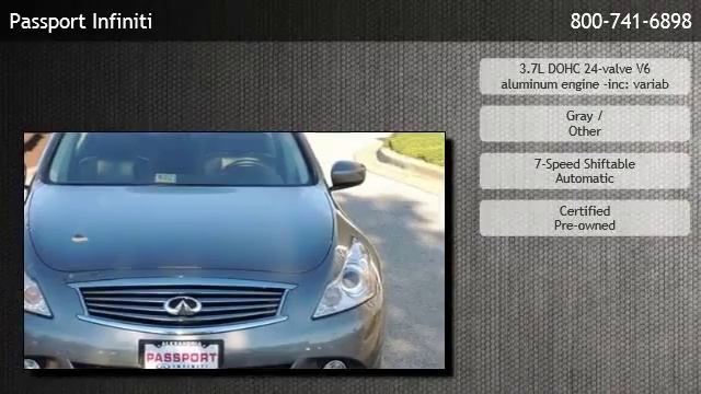 2013 Infiniti G37 Sedan X AWD Sedan - Springfield смотреть онлайн