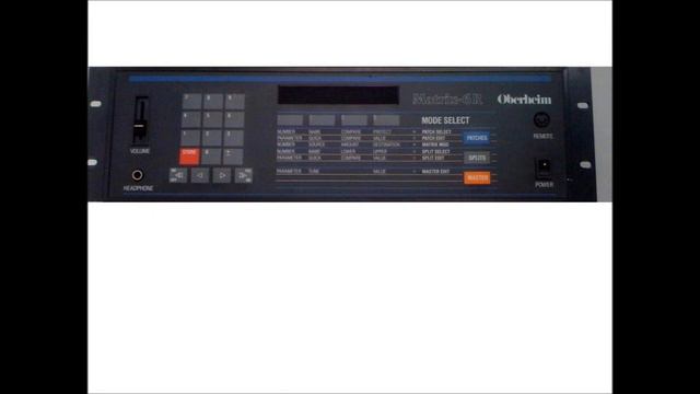 Oberheim Matrix-6R with Ensoniq DP/4 Reverb Demo смотреть онлайн