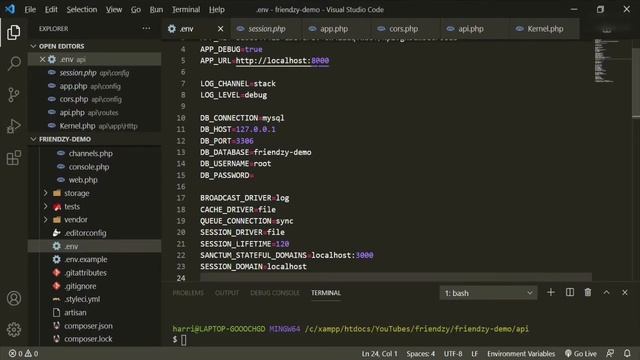 Friendzy: Laravel 8 API & Nuxt - Ep.#1 Project Setup смотреть онлайн