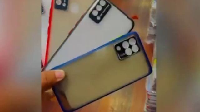 Color Botton Camera Pouch