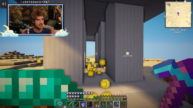Opening up 100 Lucky Blocks! | Minecraft X Life #16 смотреть онлайн