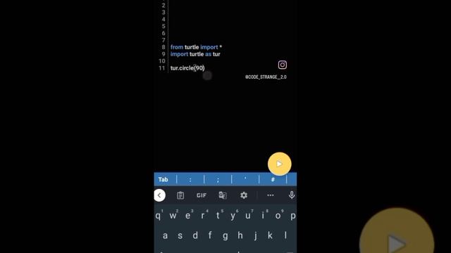 How to draw circle in python turtle code, different shapes in python code #pythonbasics #python смотреть онлайн
