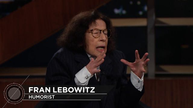 Fran Lebowitz on Post-Pandemic Life | Real Time with Bill Maher (HBO) смотреть онлайн