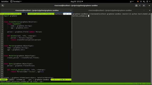 Python Graphene - Estrutura básica + modelos + mutations смотреть онлайн