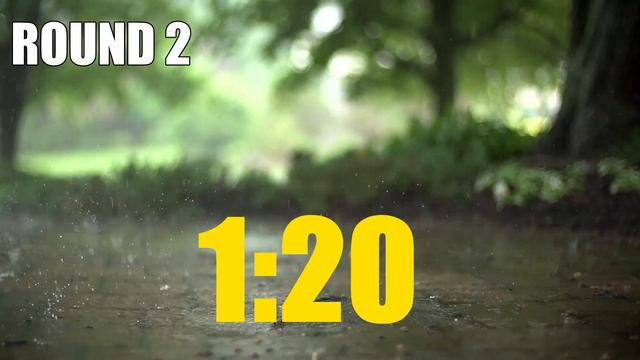 Guided Wim Hof Breathing: 3 rounds with soft rain and piano - 50 breaths / round смотреть онлайн