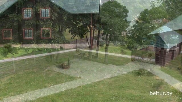 Дом охотника Новогрудский - площадка для шашалыков, Отдых в Беларуси смотреть онлайн
