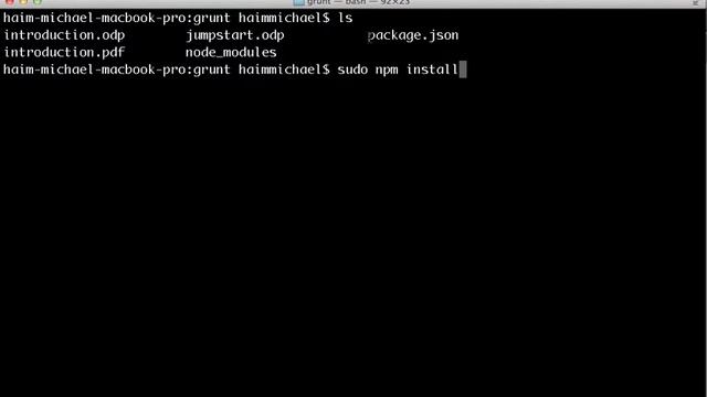 The dependencies Property in Grunt package.json File смотреть онлайн