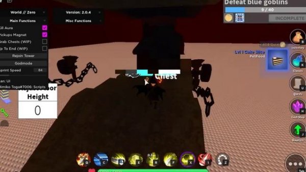 World Zero Tower Script And Gui Script