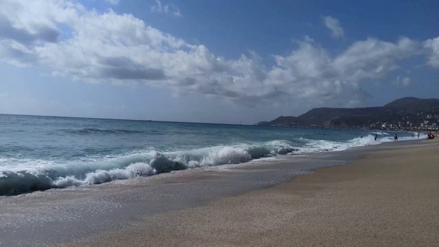 Пляж Клеопатры в Алании - Kleopatra beach Alanya - Cleopatra beach Turkey Лучшие пляжи Турции Алань смотреть онлайн