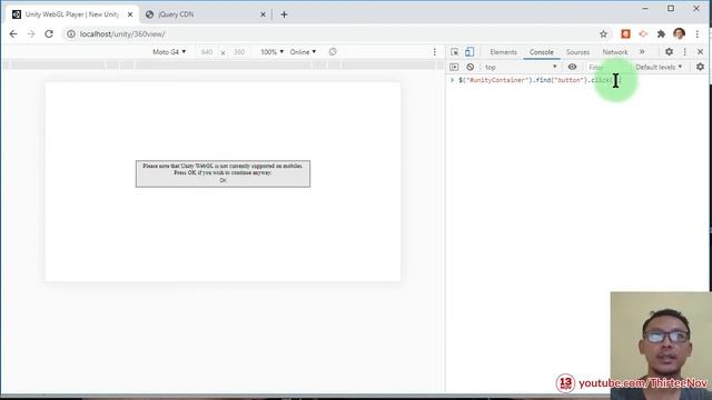 How to hide Please note that Unity WebGL is not currently supported on mobiles. Press OK if you... смотреть онлайн