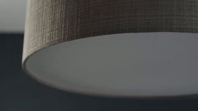 Подвесная люстра барабан 50см «TURDA GRAY» 8946 смотреть онлайн