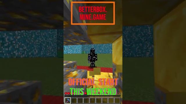 New ServerBoxPVP  IP: BetterBox.mine.game  ???❤ #shorts #boxpvp #minecraft #pvp #online #top #rank