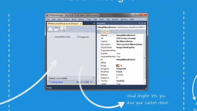 Ribbon Designer for SharePoint and Office 365 (C#, VB.NET) смотреть онлайн