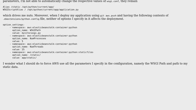 DevOps & SysAdmins: Incorrect deployment of WSGI app to AWS using Elastic Beanstalk (2 Solutions!!) смотреть онлайн