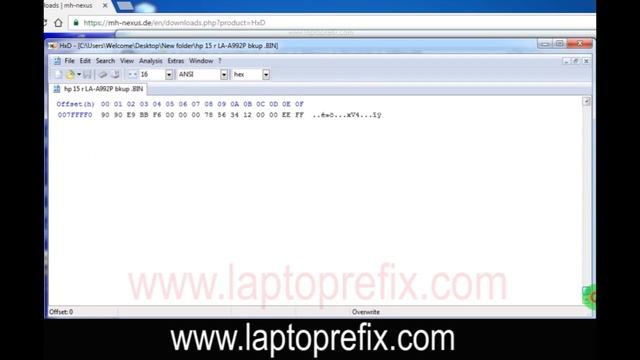 How To Find HP Bios Bin File With BID Number From Extracted Exe | Laptoprefix.com