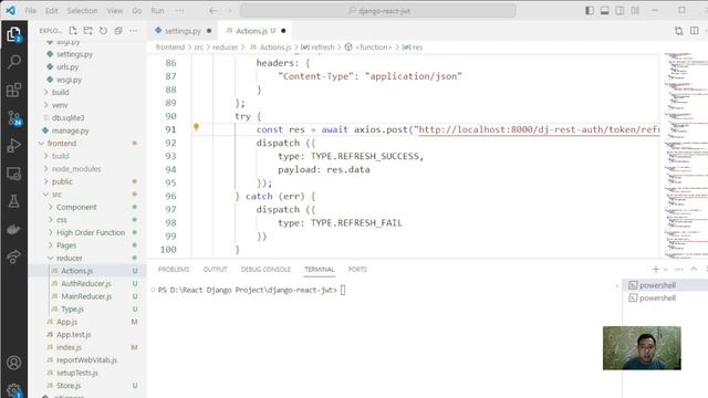 Eps 9. Django React JWT Authentication Applying HTTP Only Cookie For Handling Refresh Token смотреть онлайн